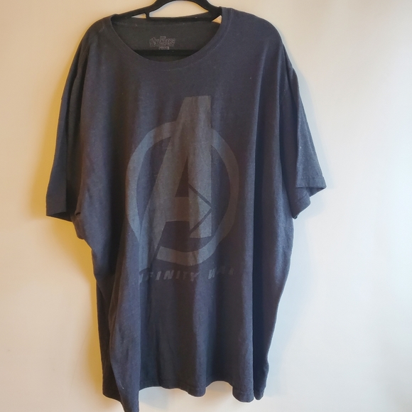 MARVEL AVENGERS MEN'S TEE-SHIRT GRAY BLACK PANTHERS AND MORE SIZE 5XL - Picture 3 of 8